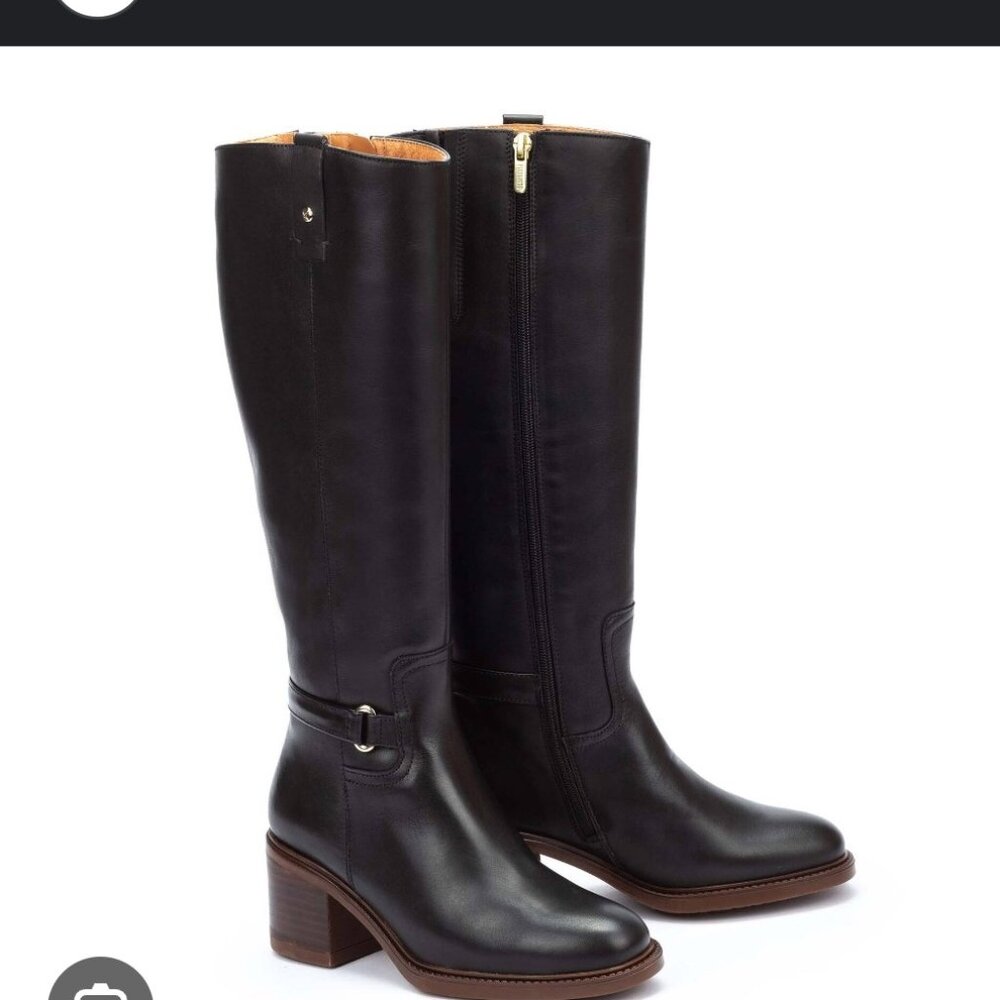 Pikolinos leather heel boots HUESCA W8X-9594